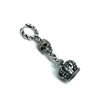 Boucle d'oreilles unique Madame Black in Argent  MBORTPCORP-01 - MBORTPCORP-01